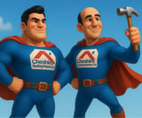 Company/TP logo - "PW Cheshire Roofing"