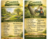 Company/TP logo - "Harris Tree & Landscapes"