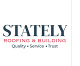 Company/TP logo - "Stately Roofing & Building"