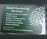 Company/TP logo - "South Gardening Services"