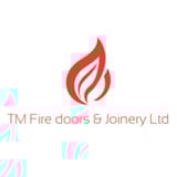 Company/TP logo - "TM FIRE DOORS & JOINERY LTD"