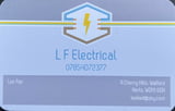 Company/TP logo - "LF Electrical"