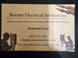 Company/TP logo - "Barratt Electrical Services LTD"