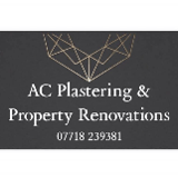 Company/TP logo - "AC Plastering & Property Renovations"