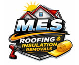Company/TP logo - "MES Roofing & Insulation Removal Services Ltd"