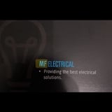 Company/TP logo - "MF electrical"
