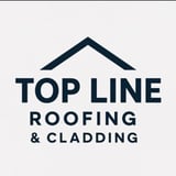 Company/TP logo - "Top Line Roofing & Cladding"