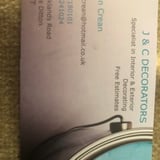 Company/TP logo - "J & C Decorators"