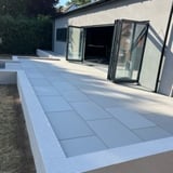 Company/TP logo - "SJS LANDSCAPING"