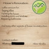 Company/TP logo - "Viktors Renovations"