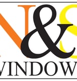 Company/TP logo - "N & S windows"