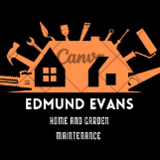 Company/TP logo - "ED EVANS HOME AND GARDEN MAINTENANCE"