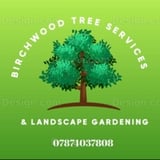 Company/TP logo - "Birchwood tree services and landscape gardening "