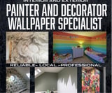 Company/TP logo - "B.G. Decorators"