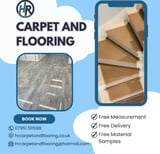 Company/TP logo - "HR Carpet & Flooring LTD"