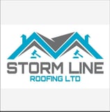 Company/TP logo - "Storm Line Roofing"