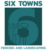 Company/TP logo - "SIX TOWNS FENCING & LANDSCAPING"