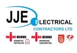 Company/TP logo - "JJE ELECTRICAL CONTRACTORS LTD"