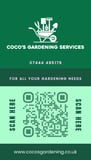 Company/TP logo - "COCO'S GARDENING LTD"