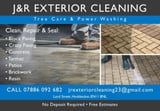 Company/TP logo - "J & R Exterior Cleaning "