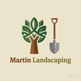 Company/TP logo - "Martin Landscaping"