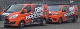 Company/TP logo - "DRM Roofing"