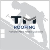 Company/TP logo - "TM ROOFING"