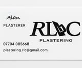 Company/TP logo - "R L C Plastering"