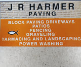 Company/TP logo - "JR Harmer Paving"