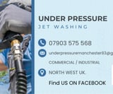 Company/TP logo - "UNDER PRESSURE NORTH WEST"
