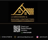 Company/TP logo - "JA Brickwork & Building Contractors"
