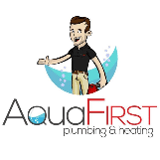 Company/TP logo - "Aquafirst Plumbing & Heating"