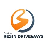 Company/TP logo - "Best In Resin Driveway"
