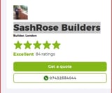 Company/TP logo - "SashRose Builders"