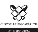 Company/TP logo - "Custom Landscapes Ltd"