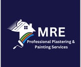 Company/TP logo - "M R E Professional Plastering Services"