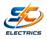 Company/TP logo - "SC Electrics"