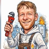 Company/TP logo - "Jake's Plumbing & Heating "