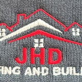 Company/TP logo - "JHD Roofing & Building"
