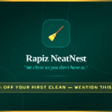 Company/TP logo - "Rapiz Neatnest"