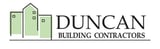 Company/TP logo - "DUNCAN BUILDING CONTRACTORS"