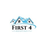 Company/TP logo - "First 4 Roofing"