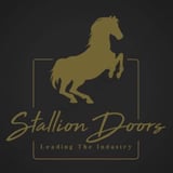 Company/TP logo - "Stallion Doors"