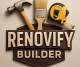 Company/TP logo - "Renovify Builder"