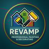 Company/TP logo - "Revamp Professional Painting & Decorating"