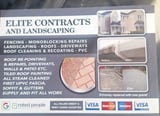 Company/TP logo - "Elite Contracts & Landscaping"