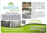 Company/TP logo - "Riverside landscaping "