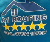 Company/TP logo - "A1 Roofing"