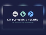 Company/TP logo - "TAT Plumbing & Heating"