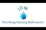 Company/TP logo - "JDM Plumbing, Heating & Bathrooms"